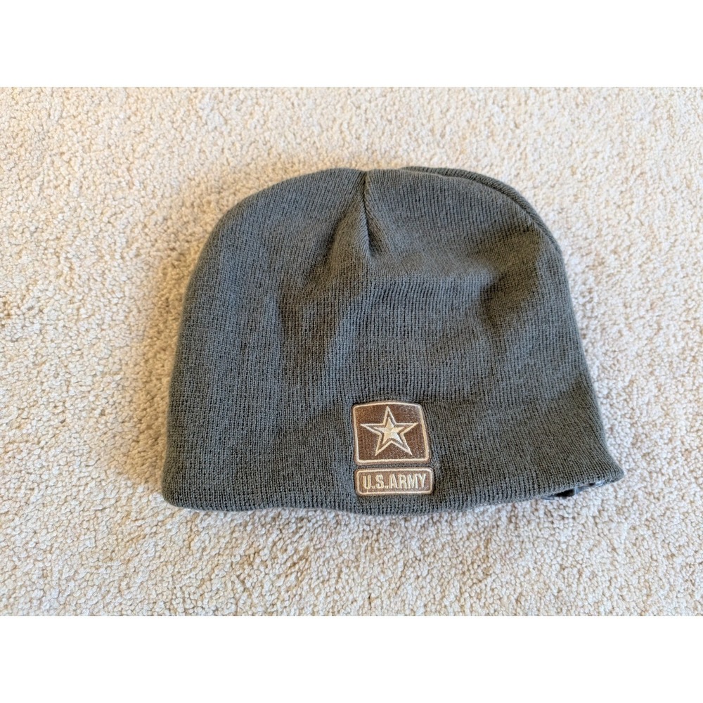 Official US Army Gray Camo Beanie Hat